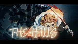 The Hills X The Color Violet X Creepin - Akaza - Demon slayer  AMVEDIT