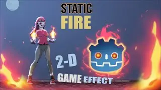 GODOT 4 -  2D Fire shader for begginners
