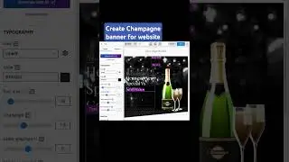 Create Champagne banner for Shopify/BigCommerce. Learn more: zenobuilder.com
