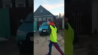 Первая весенняя пробежка с сыном 
