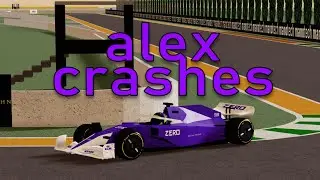 Alex Kykera has a massive crash! | Chennai Testing