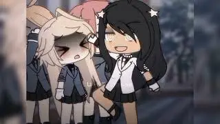 Hit her back