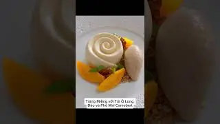 Tráng Miệng với Trà Ô Long, Đào và Phô Mai Camembert #shorts