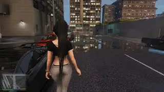 GTA 5 RAIN DAY - Ultra Realistic Graphics Mod Gameplay 2021