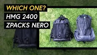 Hyperlite Mountain Gear 2400 and Zpacks Nero backpack comparison