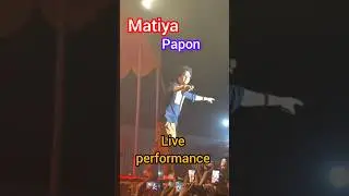 Papon ❤️ // at matiya // live performance // ( Goalpara ) ❤️ #bihuvlog #manjitvlogs