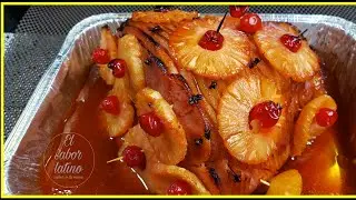 🔴 Delicious baked ham with pineapple💥