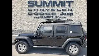 2010 JEEP WRANGLER UNLIMITED SPORT 6 SPEED HALF DOORS WALK AROUND REVIEW SOLD! 9563 WISCONSIN