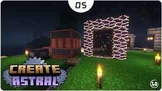 Minecraft 1.18.2 Create Astral - #05 Подготовка к луне