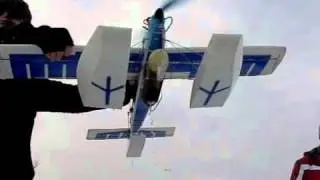 Сброс воды с авиамодели