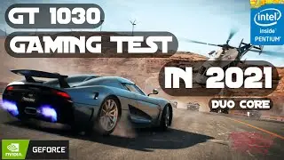 GAMING TEST | IN DUO CORE PC | WITH NVIDIA GEFORCE GT 1030 | IN 2021 BY DEMON TECH