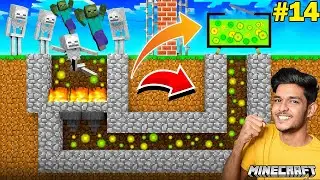 I BUILD XP FARM TO GET UNLIMITED XP | MINECRAFT GAMEPLAY #14