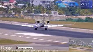 N15TZ Landing at TNCM Princess Juliana, Sint Maarten