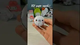 DIY paper squish🦭 