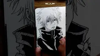 [ASMR] Drawing Gojo 😎- Jujutsu Kaisen 