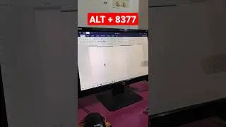 ₹  का Symbol कैसे लाए MS Word में। 