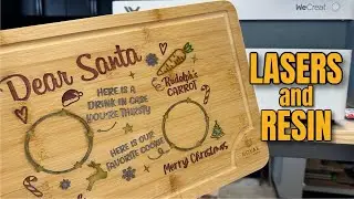 Color Resin Infill  - Engraving with the 20w WeCreat Vision Laser