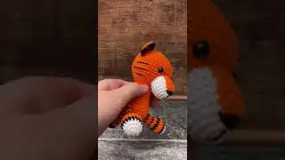 Little stuffed tiger toy for baby, soft tiger cub animal doll, first cute best baby wild toy