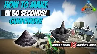 How to make GUNPOWDER in ARK Survival Evolved! | Beginner's Guide