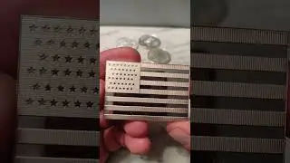43 star American  flag silver bar