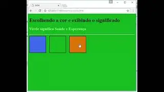 Exercício JS: interface interativa básica