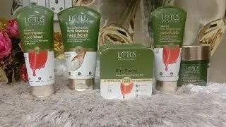LOTUS BOTANICAL SKINCARE HAUL WORTH BUYING 👍OR NOT 👎 #skincare #shystyle #skincareroutine