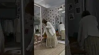 Добавляем белый пиджак для прохладного вечера к сарафану от бренда Anna Vereteno #shorts #short