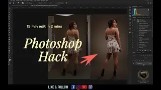 Behind the Scenes: Transforming a Studio Photo with Photoshop! 📸✨