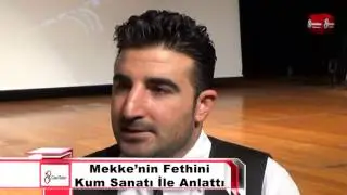 Mustafa Kemal Üniversitesi Yazıcı Konservatuar Salonunda kum sanatı gösterisi 8gunhaber