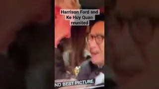 #harrisonford #kehuyquan #oscars #theoscars #indianajones #academyawards #actors #movie #redcarpet