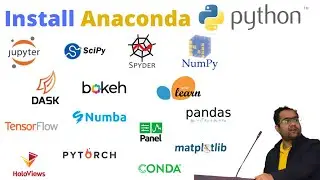 How to install Anaconda for Python, Pandas, NumPy, SciPy, Sci-kit learn, Tensor Flow