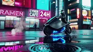 Neon Rain • Cyberpunk Tokyo Night Ride (8K)