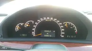 Mercedes-Benz W220 пересвет приборной панели (видео с авто)