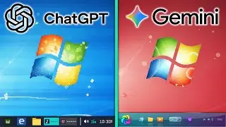 ChatGPT vs Gemini Make Windows 7 From Scratch