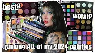 Ranking ALL Of The Palettes I've Tried So Far This Year!