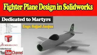 Fighter Plane Design in Solidworks | Solidworks Practice Tutorials