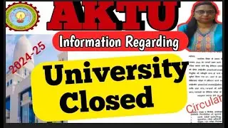 Information regarding university closed | Aktu News update| Aktu News today