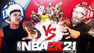 ME and GMAN wager in All-Star Team Up on NBA 2K21 with our friends