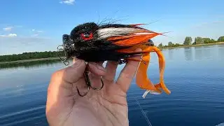 Перья страуса , приманки для щуки