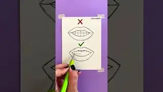How to draw teeth 🦷 