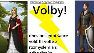RK volby s dramatickou hudbou