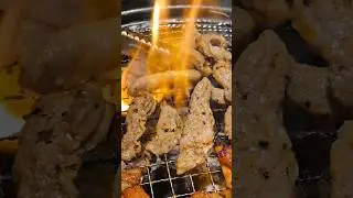 Ешь столько мяса сколько захочешь! Корейский мясной шведский стол за копейки😱