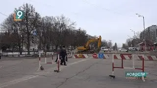 В Старом Осколе временно перекрыли дорогу через Быль