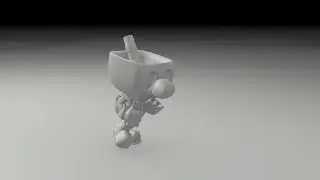 Animación cuphead. caminata, correr y salto en habitación.