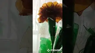 Цветы из пластиковых бутылок 🥀