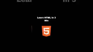 Learn HTML In 3 Min 