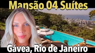 Mansão na Gávea com 04 quartos à Venda por R$ 38.000.000 - Gávea - Rio de Janeiro/RJ #RJ802