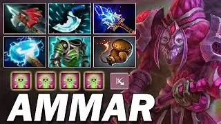 Ammar - Dominating Dazzle Universal Hero | 7.38b Dota 2 IMMORTAL RANK!