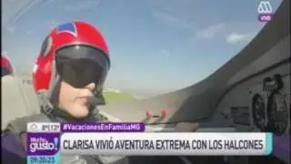 Periodista de MEGA voló con los Halcones de la FACh