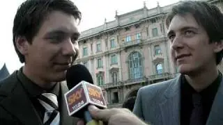 HP Truck Tour in Milan - James & Oliver Phelps (Weasley twins) 29/06/2009